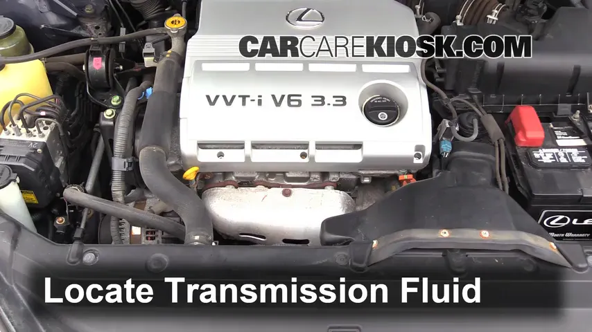 2004 Lexus ES330 3.3L V6 Transmission Fluid Check Fluid Level